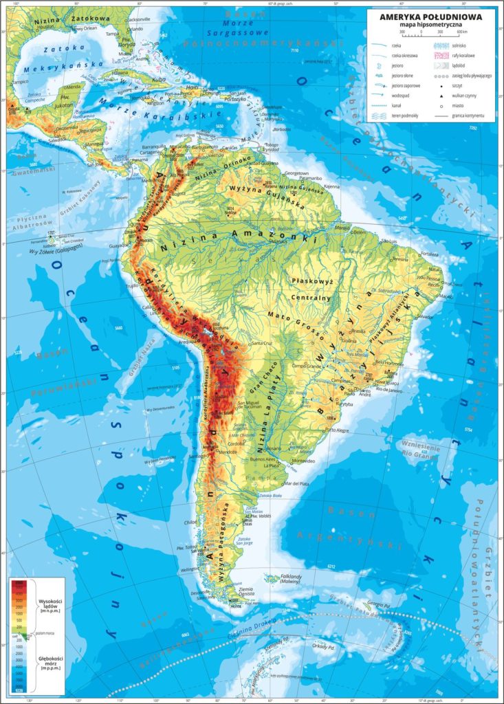 Ameryka Północna I Południowa Sprawdzian Ameryki – Notatki geografia